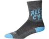 Image 2 for All-City Cali Wool Sock (Gray/Blue)